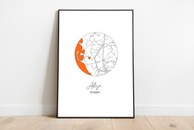 Load image into Gallery viewer, Personalised Map Print