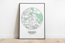 Load image into Gallery viewer, Personalised Map Print