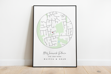 Load image into Gallery viewer, Personalised Map Print