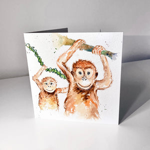 Monkey Card