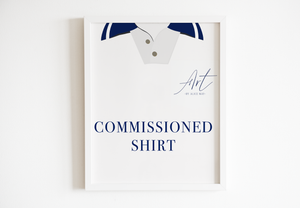 Commissioned Football Shirt Print